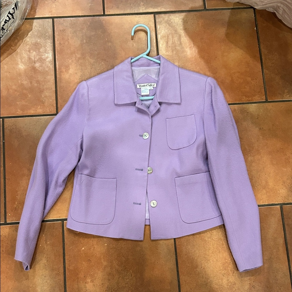 WinterSilks Lavender Women's Blazer